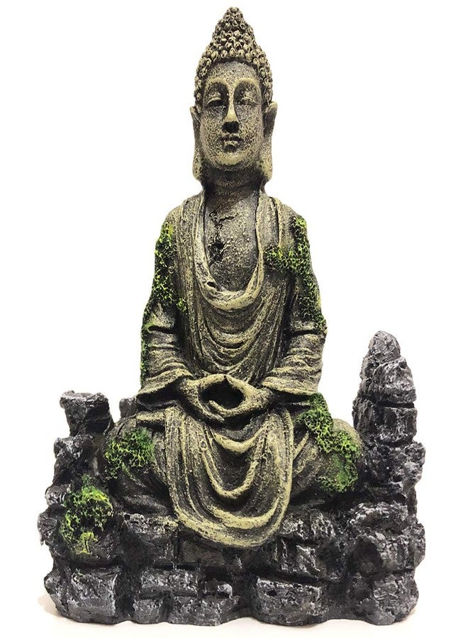 SLOCME Aquarium Buddha Statue Decorations - Aquarium Decor Ornament Fish Tank Buddha Statue Decoration - Image 1